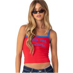 Edikted Women's New York tank top Red