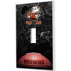 Keyscaper Cleveland Browns Legendary Design Single Toggle Lightswitch Plate