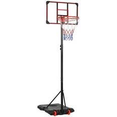 Backboard Basketball Sportnow Kids Adjustable Basketball Hoop and Stand with Wheels