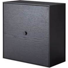 Doors Wall Cabinets Audo Copenhagen Frame Black Stained Ash Wall Cabinet 42x42cm