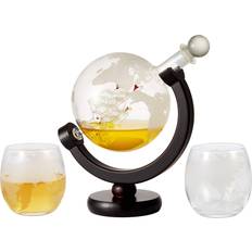 Cheer Collection Globe Etched Whiskey