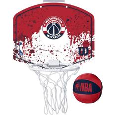 White Basketball Hoops Wilson NBA Team Mini Hoops