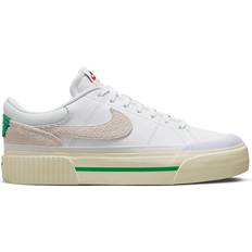 Nike Court Legacy Lift W - White/Coconut Milk/Stadium Green/Summit White