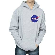 Nasa KId's Classic Insignia Chest Logo Hoodie - Sports Grey