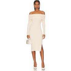 Steve Madden Francesca Knit Dress in White. L, XL