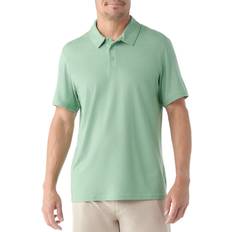 Merino Wool Polo Shirts Smartwool S/S Polo Merino/Cotton Merino shirt S, green