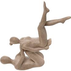 Beige Figurines Home ESPRIT Beige Yoga Figurine