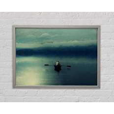 Longshore Tides Boating At Dusk Single Picture Frame Art Prints on