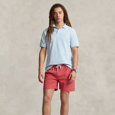 Polo Ralph Lauren Red Swimming Trunks Polo Ralph Lauren Men's 5.75-Inch Traveler Classic Swim Trunks Nantucket Red