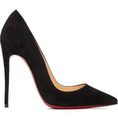 Christian Louboutin Suede So Kate 120 Heels - Black