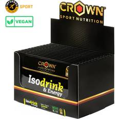 Crown Sport Nutrition Isodrink & Energy Isotonic Drink Powder Sachets Box Lemon 32g 12 pcs