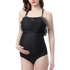 Kimi + Kai Baylee Maternity Upf One Piece Swimsuit Black