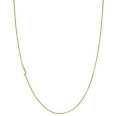 Zoe Lev Diamond Initial Side Pendant Necklace 1/20 ct. t.w. in 14k Gold, 16" 2' extender