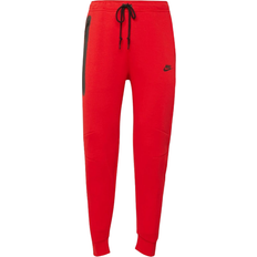 Joggers - Men Trousers Nike Sportswear Tech Fleece Joggers Men's - University Red/Black