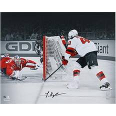 Fanatics Authentic Luke Hughes New Jersey Devils Autographed 16"x20" First NHL Goal Spotlight Photograph