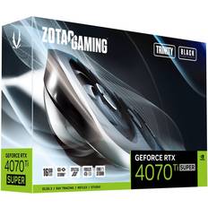 Nvidia GeForce Graphics Cards Zotac GAMING GeForce RTX 4070 Ti SUPER Trinity Black Edition HDMI 3xDP 16GB GDDR6X