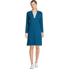 Lands' End Dresses Lands' End Women's Long Sleeve Super-T Polo Dress