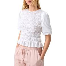 Sanctuary Together Again Shirred Puff Sleeve Top