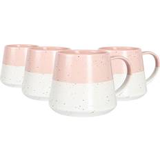 Stoneware Cups & Mugs Nicola Spring Dipped Flecked Belly 370ml Cup