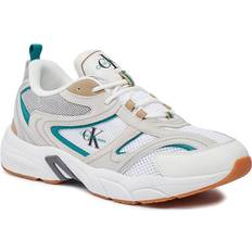 Calvin Klein Men Racket Sport Shoes Calvin Klein Retro Tennis Men Shoes White