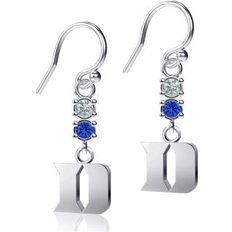 Dayna Designs Women's Duke Blue Dangle Crystal Earrings