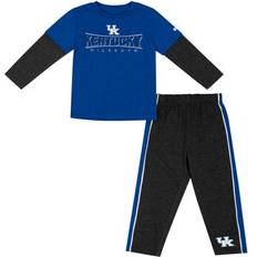 Colosseum Toddler Royal/Black Kentucky Wildcats Long Sleeve T-Shirt & Pants Set