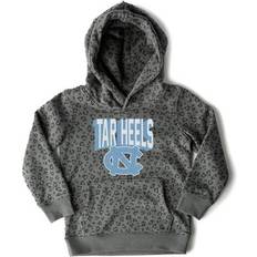 Gameday Couture Girls Youth Black North Carolina Tar Heels Running Wild Leopard Print Pullover Hoodie