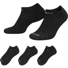 Nike Everyday Plus Cushion Training No-Show Socks 3-pack - Black/White