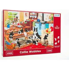 Family Puzzle Classic Jigsaw Puzzles The House of Puzzles Collie Wobbles 1000 Pieces