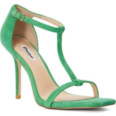 Green Heeled Sandals Dune London 'Milani' Suede Sandals Green