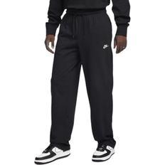 Nike Sportswear Club Men's Knit Open-Hem Pants - Black/White