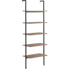 Brown Step Shelves vidaXL Ladder Dark Brown/Black Step Shelf 185cm