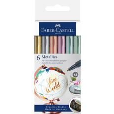 Faber-Castell Markers Faber-Castell Metallics Marker Cardboard Wallet 6-pack
