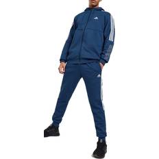 Adidas L - Men Jumpsuits & Overalls adidas 3-Stripes Fleece Tracksuit - Blue