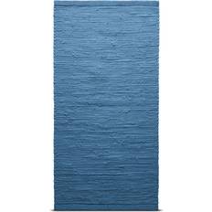 Rug Solid Cotton Blue 170x240cm