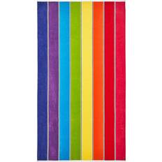 Allure Rainbow Stripe Bath Towel Natural