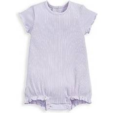 Purple Pyjamases Children's Clothing Mamas & Papas Organic Frill Romper Heather PURPLE 9-12 Months