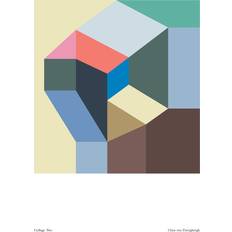 Paper Collective Two Multicolour Poster 30x40cm