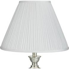 Springcrest Springcrest White Mushroom Pleated Empire Shade