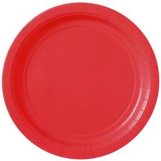 Red Disposable Plates Unique Party 16 Red Round 9" Plates