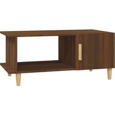 vidaXL Engineered Wood Brown Oak Coffee Table 50x90cm