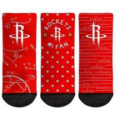 Polyester Socks Toddler Rock Em Socks Houston Rockets #1 Fan 3-Pack Crew Set