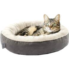 Tianfu Cabin Round Donut Cat and Dog Mat Bed, Puppy Pet