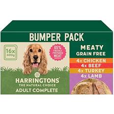 Harringtons Dogs - Wet Food Pets Harringtons Grain Free Hypoallergenic Wet Dog Food Meaty Pack Lamb, Beef