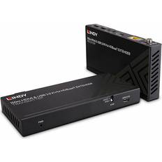 Lindy Adap Extender Cat.6 HDMI KVM Ext. 150m, KVM Switch, Schwarz