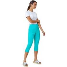 Turquoise - Women Trousers Roman Cropped Stretch Trouser Teal