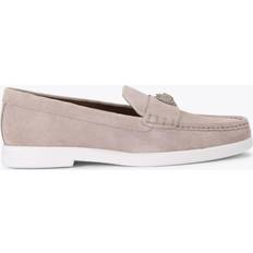 Beige Loafers Kurt Geiger Women's Loafer Taupe Suede Drench