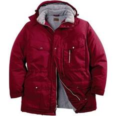 Red Coats Boulder Creek Men's Big & Tall Fleece-Lined Parka with Detachable Hood and Pockets by in Rich Burgundy Size 8XL Coat