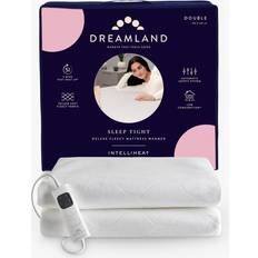 White Sleepwear Dreamland Sleep Tight Deluxe Fleecy Mattress Warmer, Single