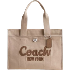 Coach Cargo Tote 42 - Silver/Dark Natural